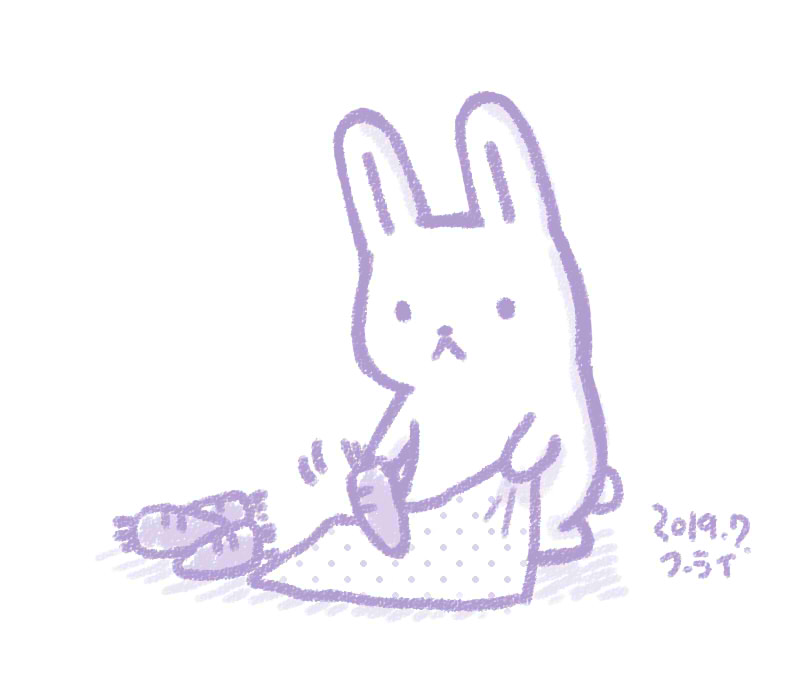 まな板うさぎ 準備中