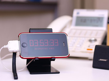 iPhone iPod対応デスクスタンド サンワサプライPDA-STN2BK