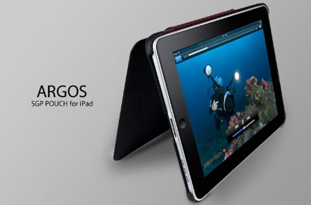iPadケースレザーケース『ARGOSアルゴス【ブラック】for Apple iPad』