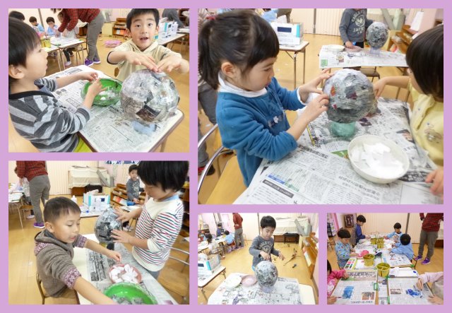 2018鬼のお面作り