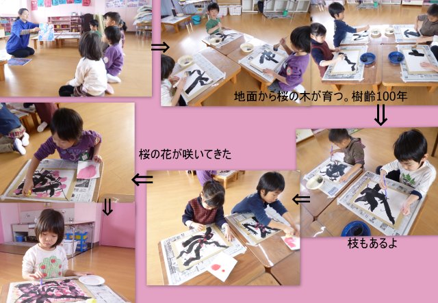 臨床美術桜1