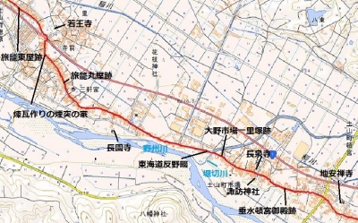 49 旧東海道 土山宿（つちやましゅく）（関から京三条大橋)－3