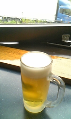 風呂上がりのビール