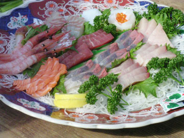 刺身も旨いよ