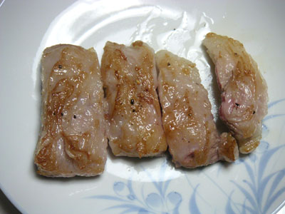 あっさりと(?!)塩焼きに