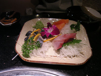 焼肉で刺身がっ!!
