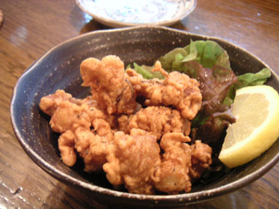 今度は軟骨唐揚げ