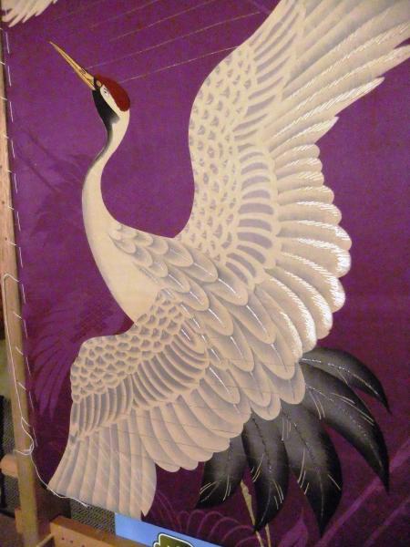 今月の日本刺繍は鳥 | はきもの・きもの 弥生 ブログ