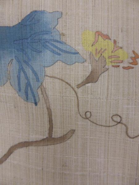 夏を纏う」紗紬の付け下げと百合と藤の花籠染め帯 | はきもの・きもの