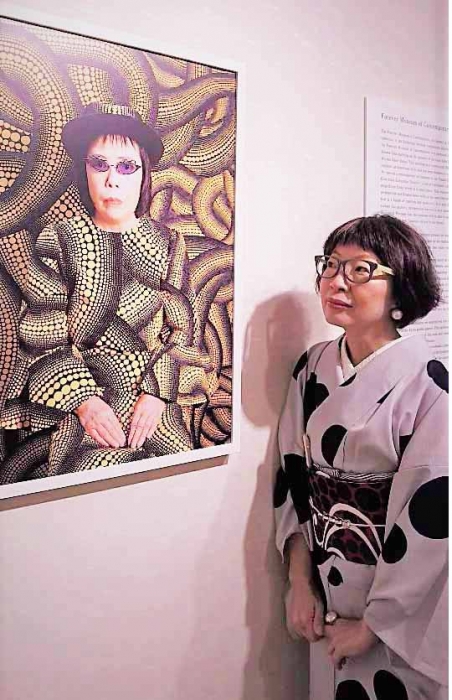 草間彌生展のキモノコーディネート | はきもの・きもの 弥生 ブログ