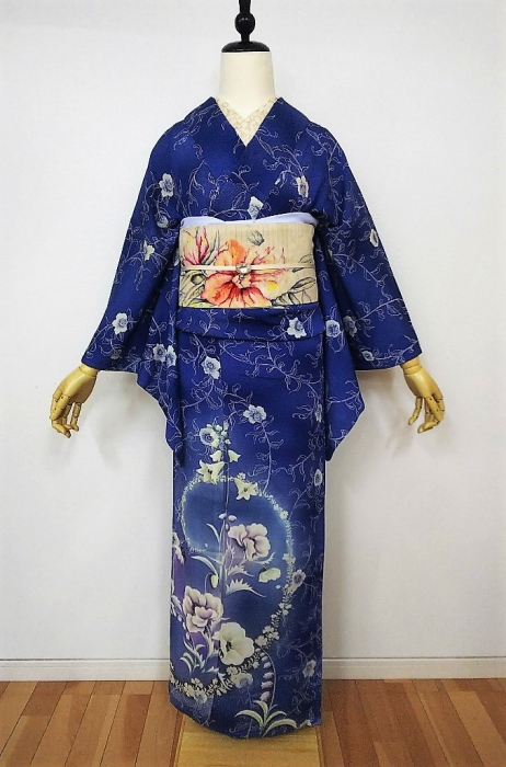 おさんぽきもの水道橋 販売商品 アールヌーボーロマンな絽の散歩着 