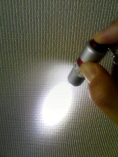 LEDライト付ルームキー 光ってます☆