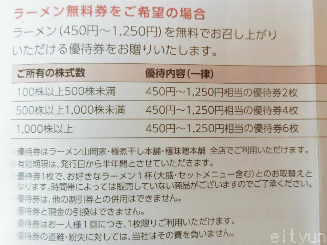 株主優待】 丸千代山岡家 ｜ 山岡家の優待利用で１番お得なラーメンは ...