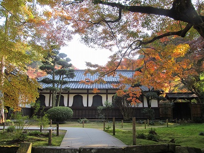 清水寺本坊前の紅葉