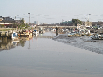 花宗川下流の潟