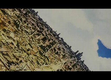 廃墟と化した街。