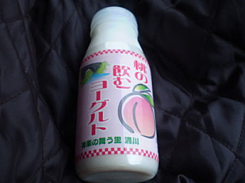 桃の飲むヨーグルト