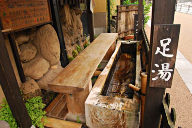 旅館 日田屋の足湯