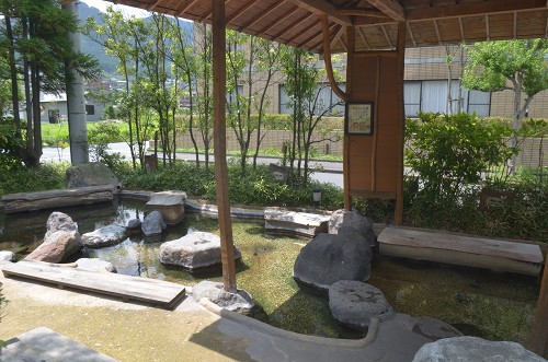 秀峰館 足湯