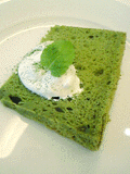 A-MENU デザート 抹茶のシフォンケーキ