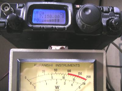 FT−817の7MHz拡張改造完了しました