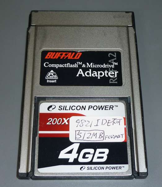 シリコンパワー コンパクトフラッシュカード 4GB 200X