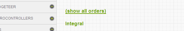 show all orders