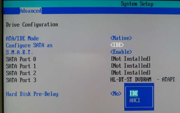 50 BIOS SATA as IDE