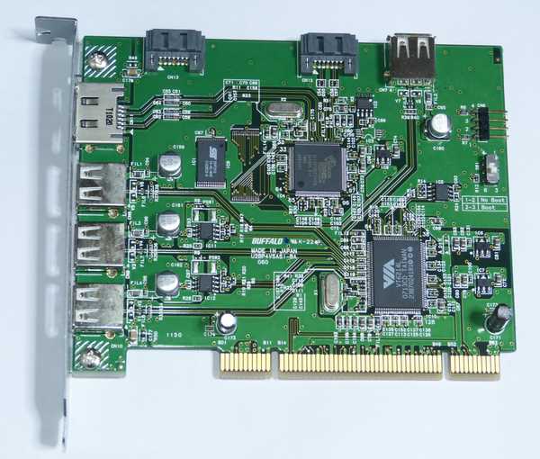 IFC-PCI7ESAU2にアクセスランプを付けてみた