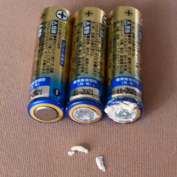 エボルタの液漏れ