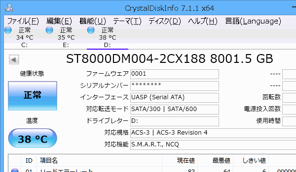 温度が下がりました(24時)
