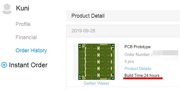 JLCPCBにプリント基板を注文しました