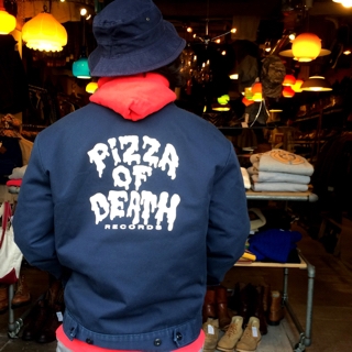 pizza of death ディッキーズ ワーク　ジャケット L pizza of death ディッキーズ ワークジャケット グレー Lサイズ pizza