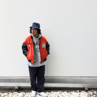 STUSSY スタジャン BIG4 USA製 ステューシー 90s-