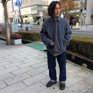 POLO RALPH LAUREN made in USA FLEECE SWING TOP | pana blog