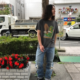 80s Harley-Davidson イーグル ドラゴン XL USA製 80s Harley-Davidson イーグル ドラゴン XL USA製