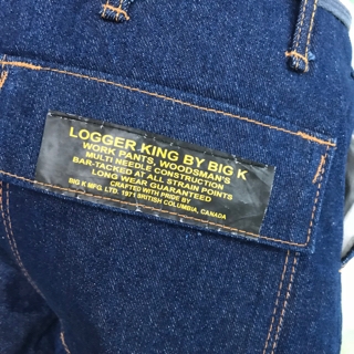 80s LOGGER KING BY BIG K DENIM PANTS | pana blog
