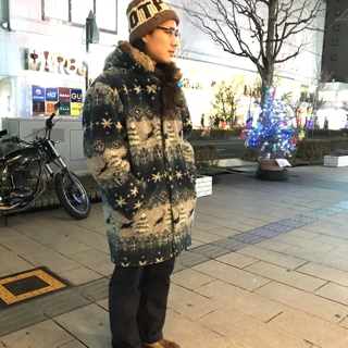 70s L.L.Bean eskimo jacket boa coat USA製