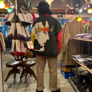 80s PETER MAX REVERSIBLE SWEAT | pana blog 80s PETER MAX REVERSIBLE SWEAT | pana blog