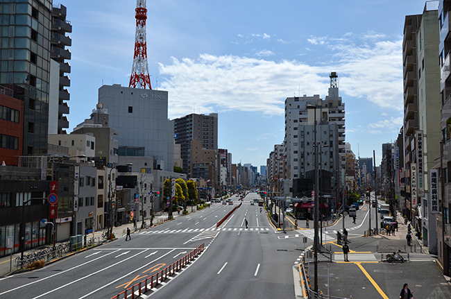 日光街道と国道4号線/三ノ輪