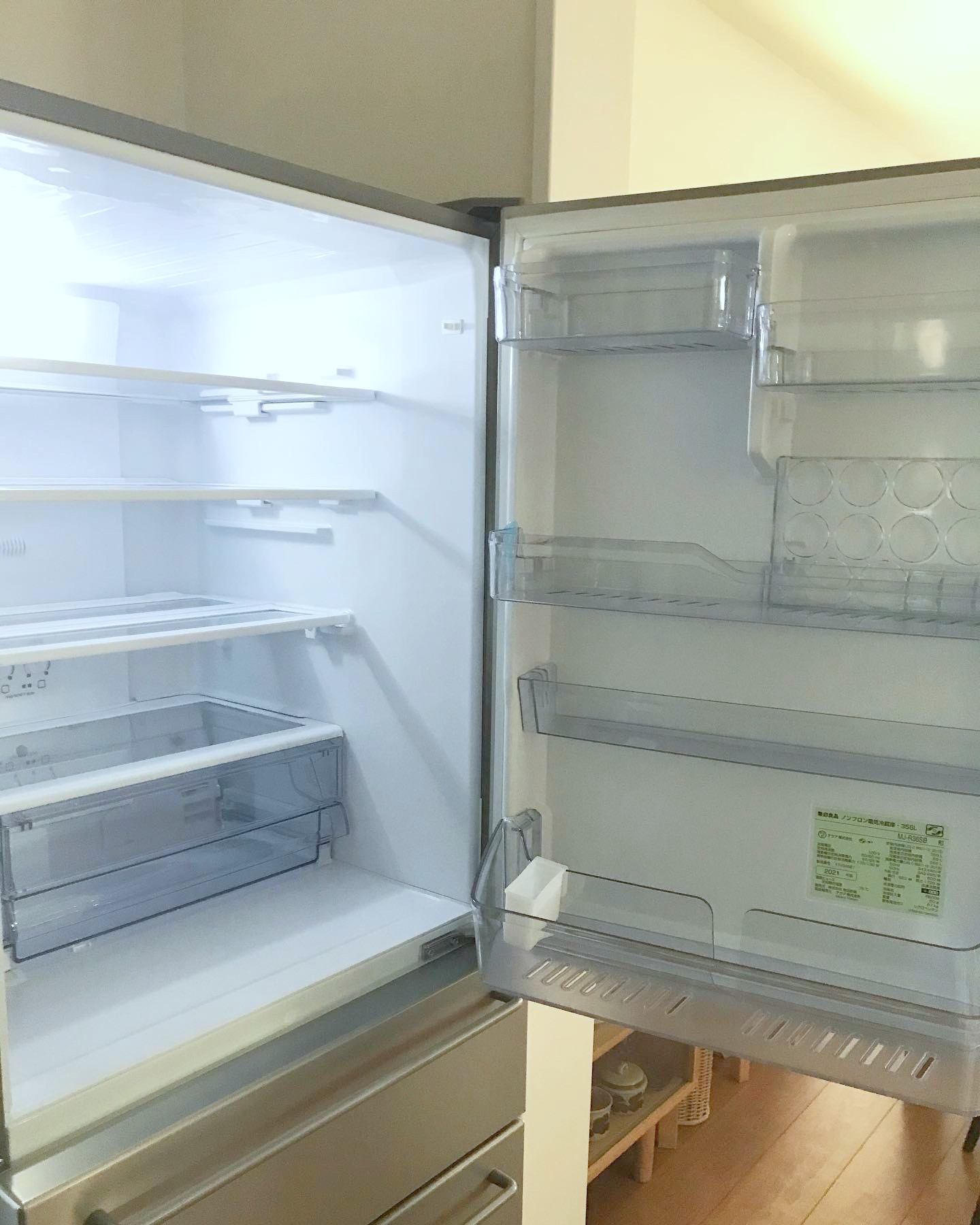 新しい無印良品の冷蔵庫の感想。 | すばらしい日々。