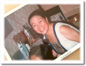 現役美容師だったころの母の写真