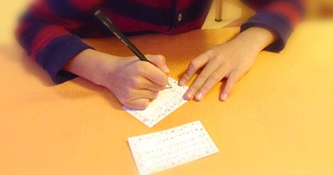 ピアノ発表会の後に書いてもらうドリームカード