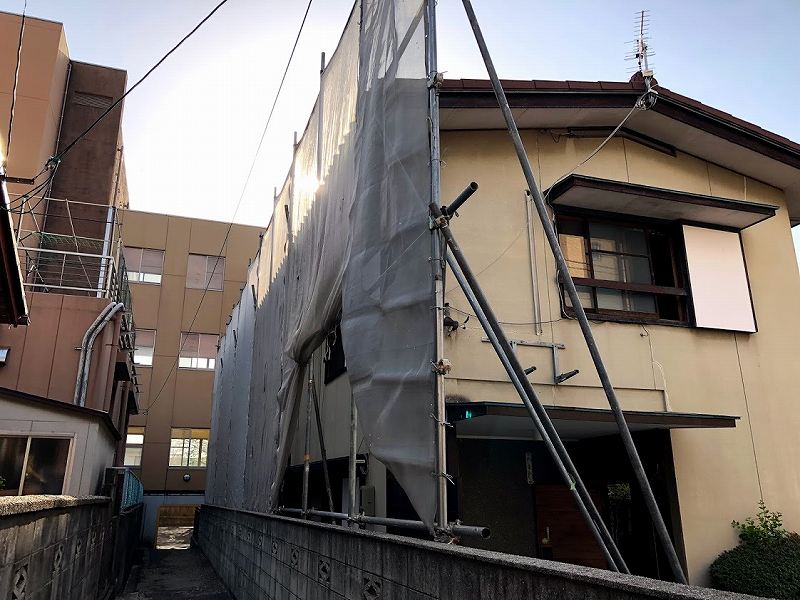 解体用足場セット（2階建戸建て1件分） 解体用足場セット（2階建戸建て1件分） 【公式通販】