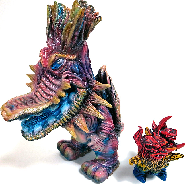 gumtaro 石粉粘土1点もの怪獣『河馬 (Gaba)』 | 立体怪獣作家