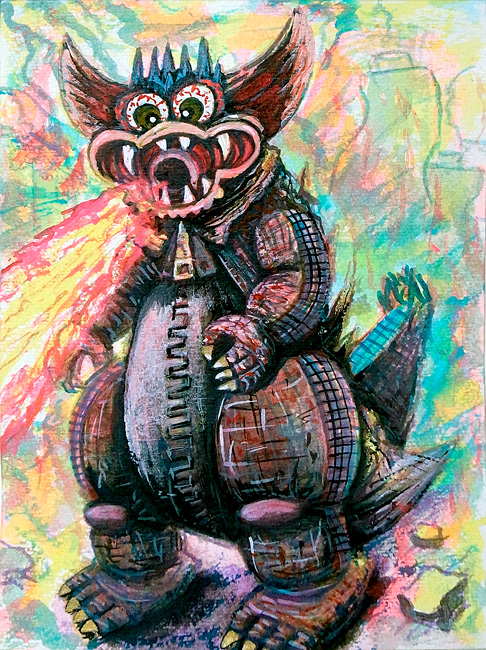 審判怪獣 ジャッジラ (Judgera) 第4期彩色版 gumtato ソフビ 審判怪獣