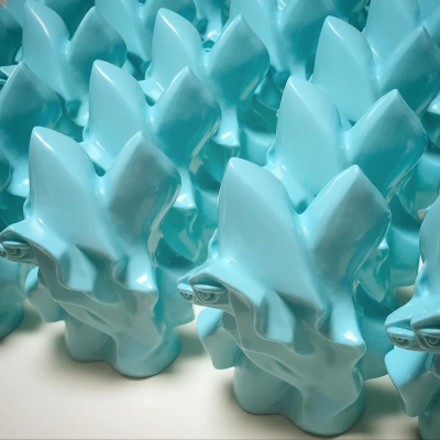 たのしい怪獣展プルブルー人素体の画像