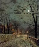 British Near Leahurst Kent 1880 by John Atkinson Grimshaw