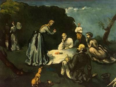 paul cezanne xx luncheon on the grass 1870-1871