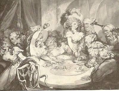 A Gambling Table at Devonshire House 1791 Thomas Rowlandson